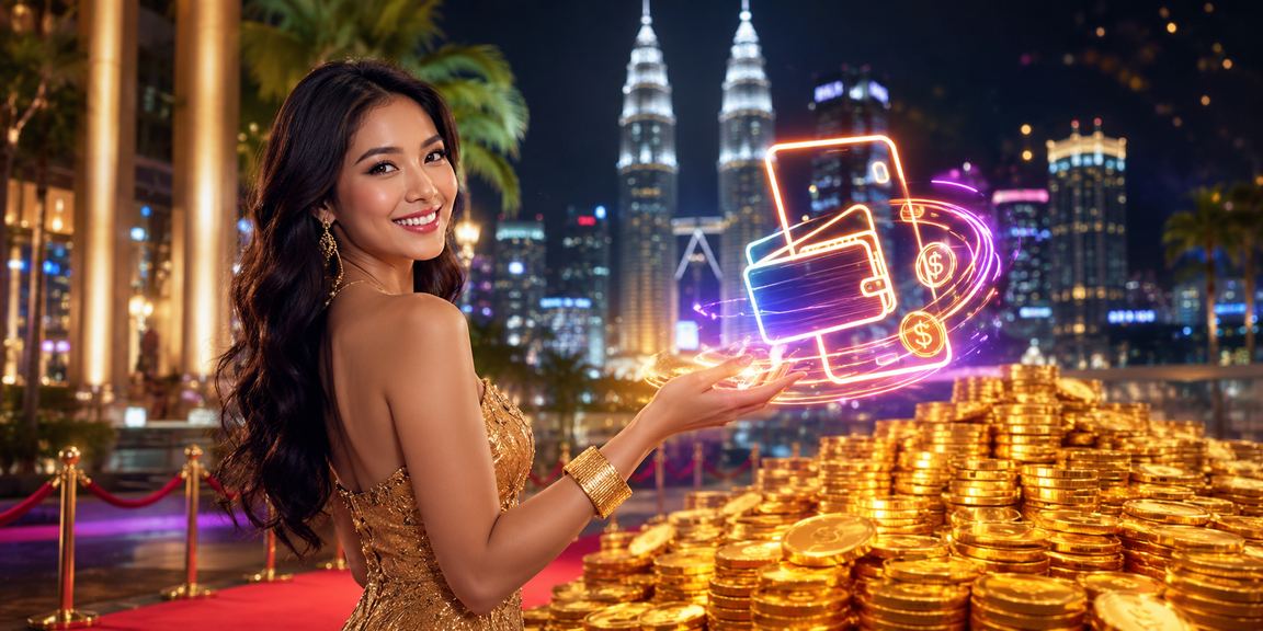 Suasana kasino hiburan Kuala Lumpur dengan elemen reka bentuk Melayu kontemporari